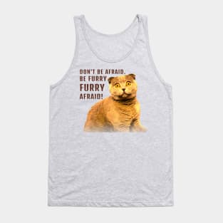 Fearful Feline Tank Top